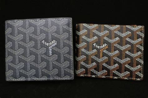 how to tell fake goyard wallet|authentic goyard wallet.